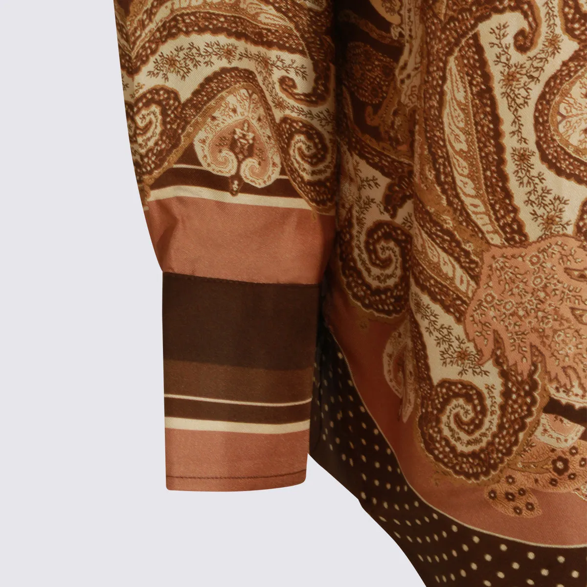 Shirts Caramel Paisley sold by Wanan Luxury product image thumbnail 3