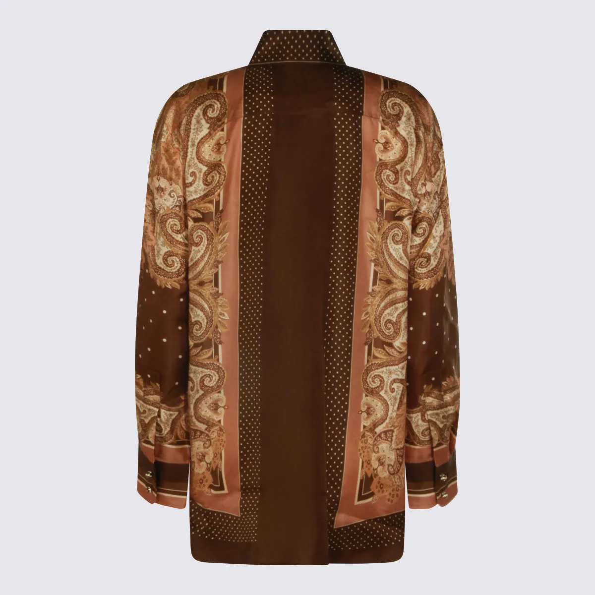 Shirts Caramel Paisley sold by Wanan Luxury product image thumbnail 2
