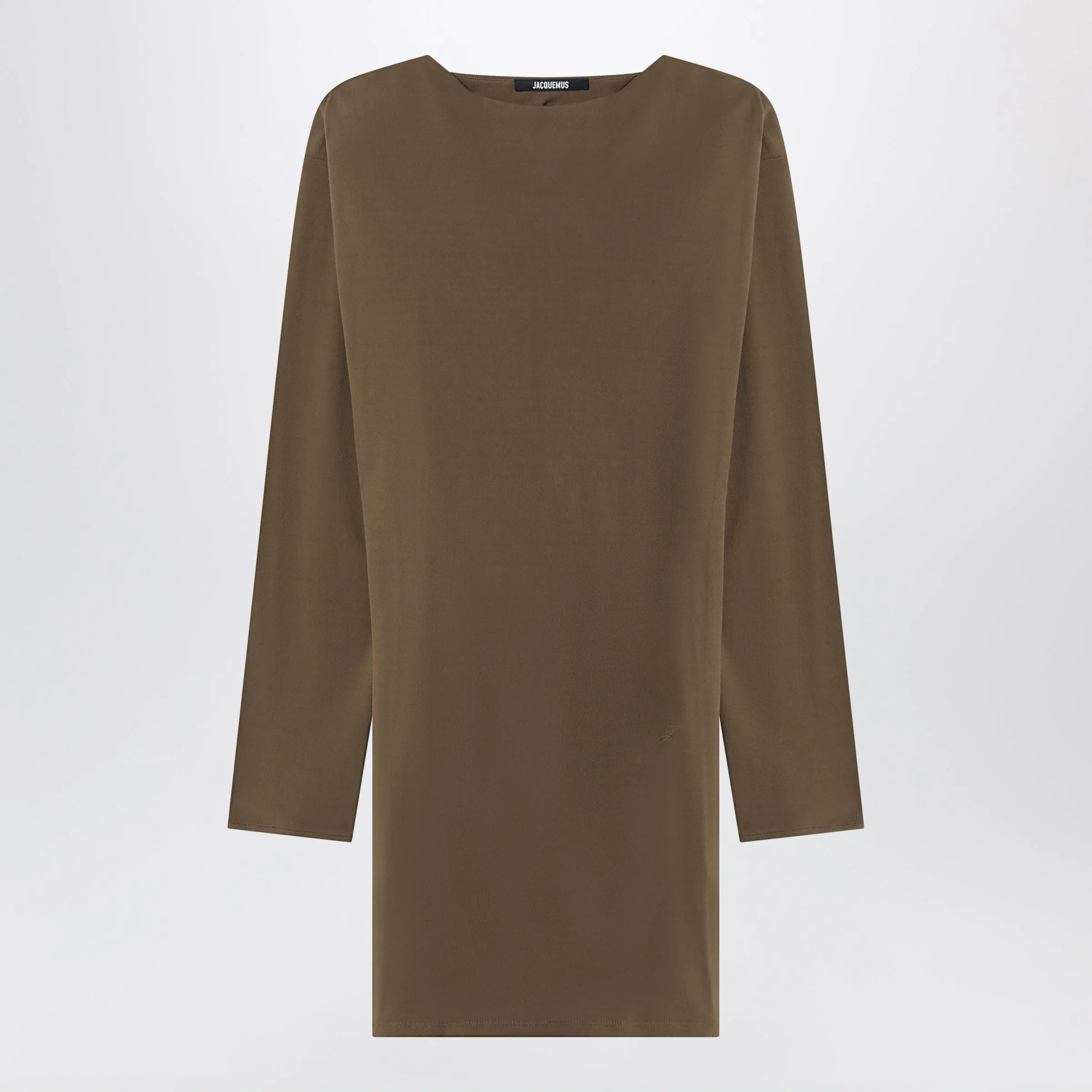 Dark Khaki Green Mistral Dress sold by Wanan Luxury