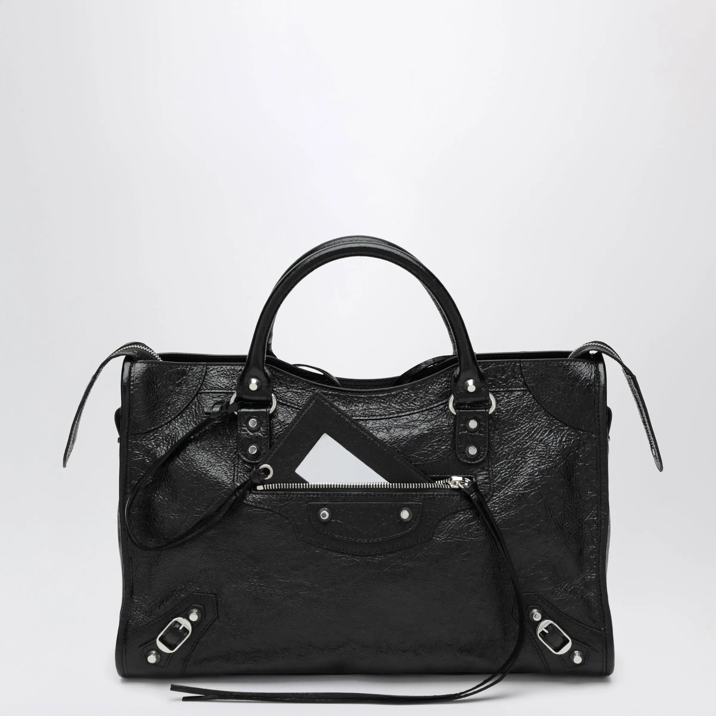 Le City Medium Bag In Arena Lambskin Leather Black sold by Wanan Luxury