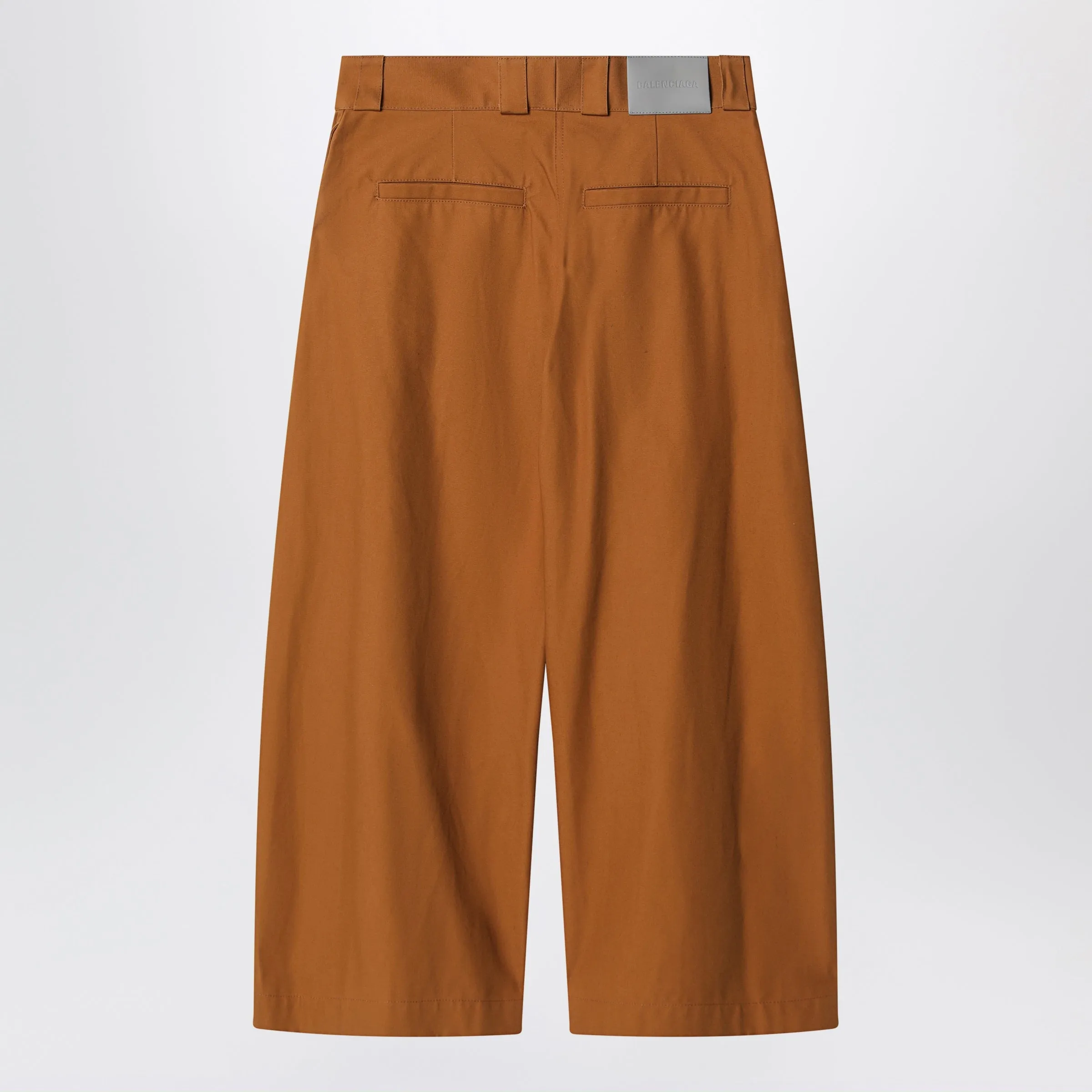 Camel-Colored Cotton Trousers sold by Wanan Luxury product image thumbnail 2
