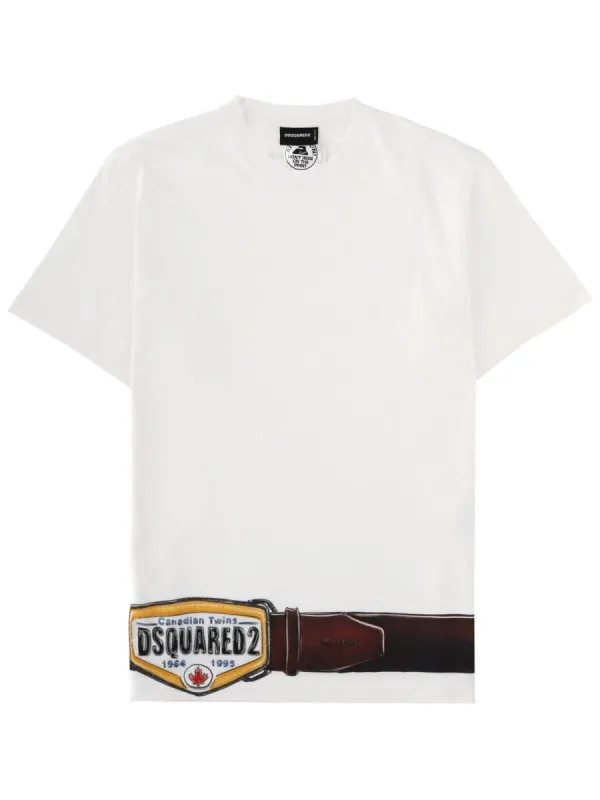 T-Shirt "Iconique" Con Stampa made by DSQUARED2