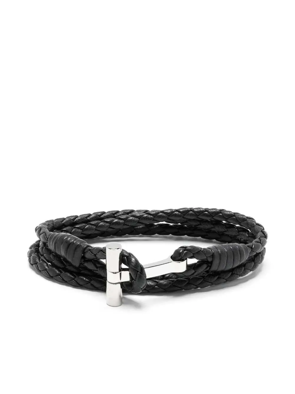 Braided Leather Bracelet sold by Wanan Luxury