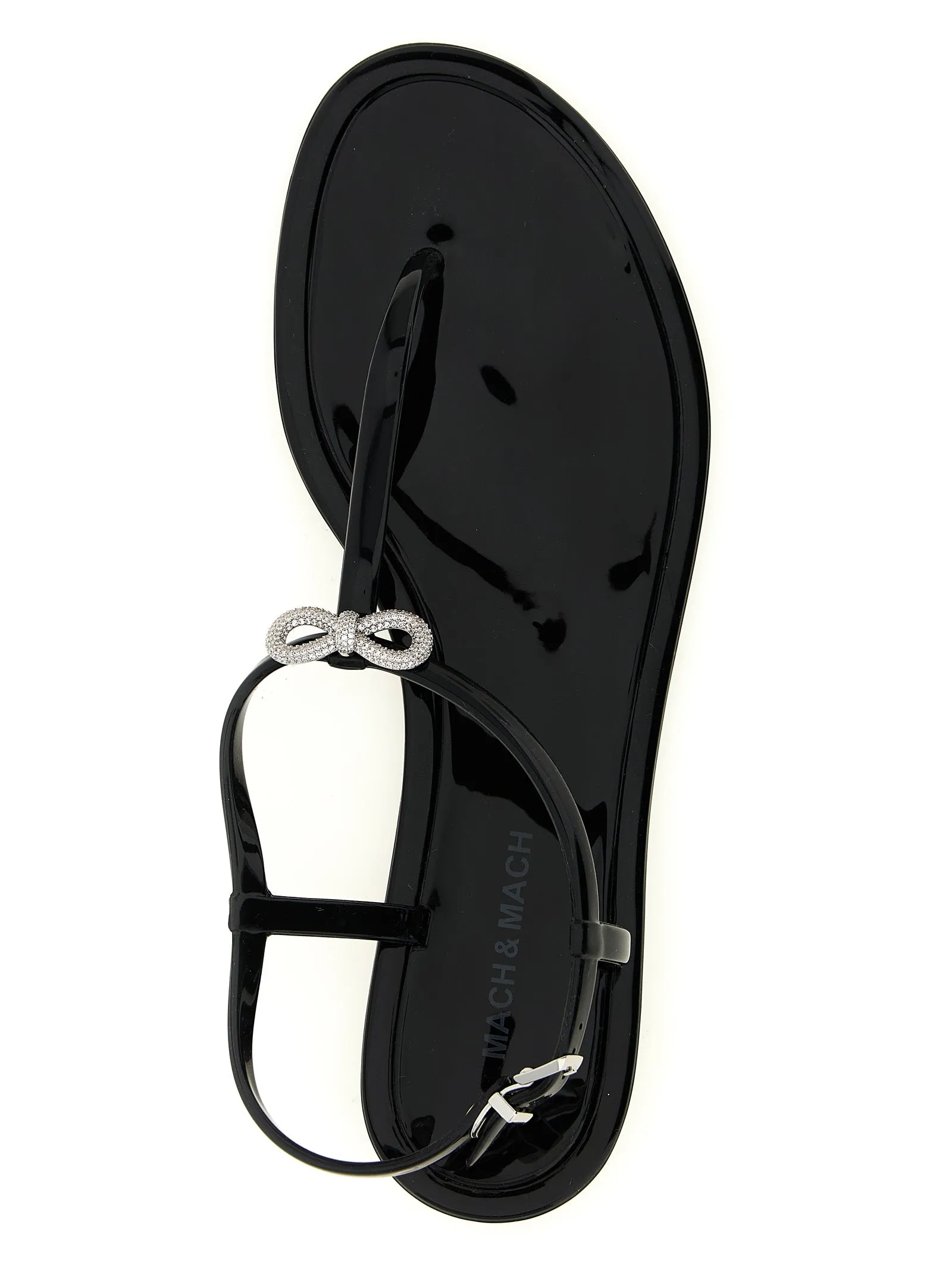 Double Bow Sandals Black sold by Wanan Luxury product image thumbnail 4