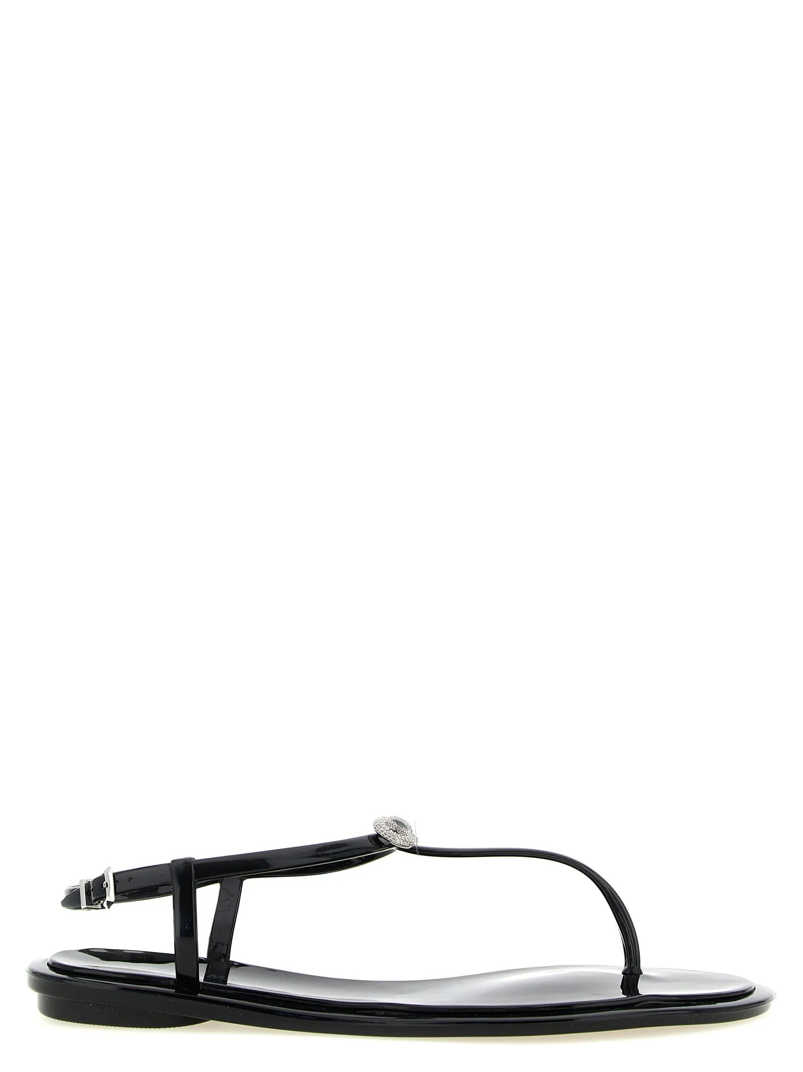 Double Bow Sandals Black sold by Wanan Luxury