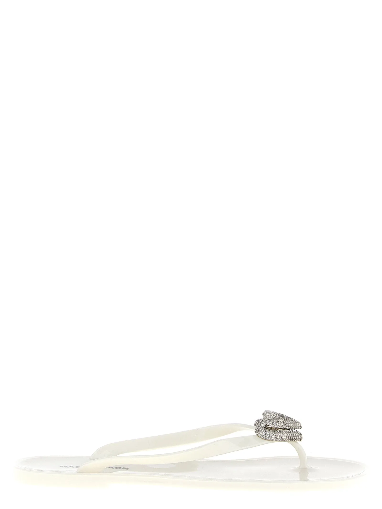 Double Heart Sandals White sold by Wanan Luxury