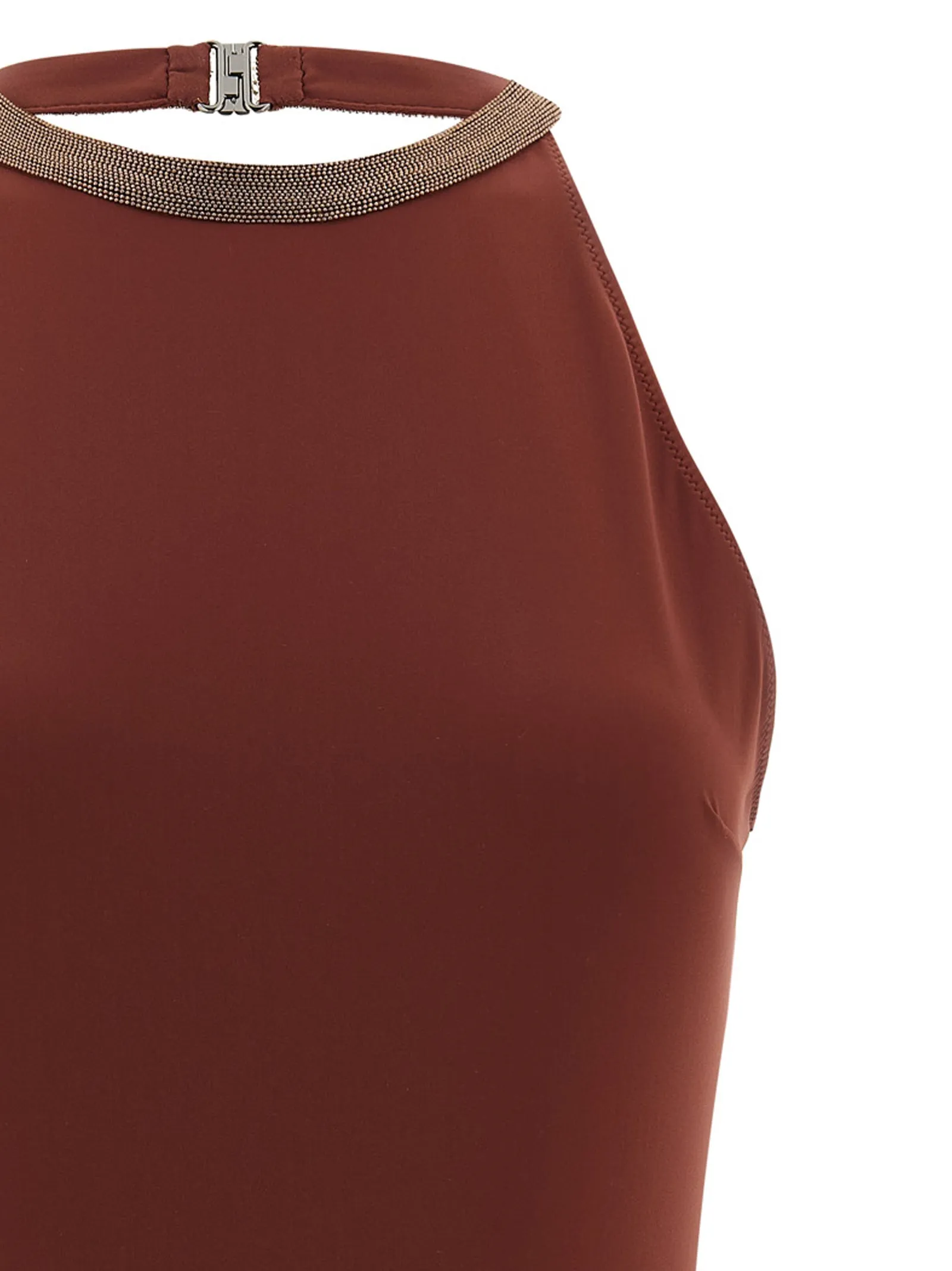 Precious Collar Beachwear Bordeaux sold by Wanan Luxury product image thumbnail 3
