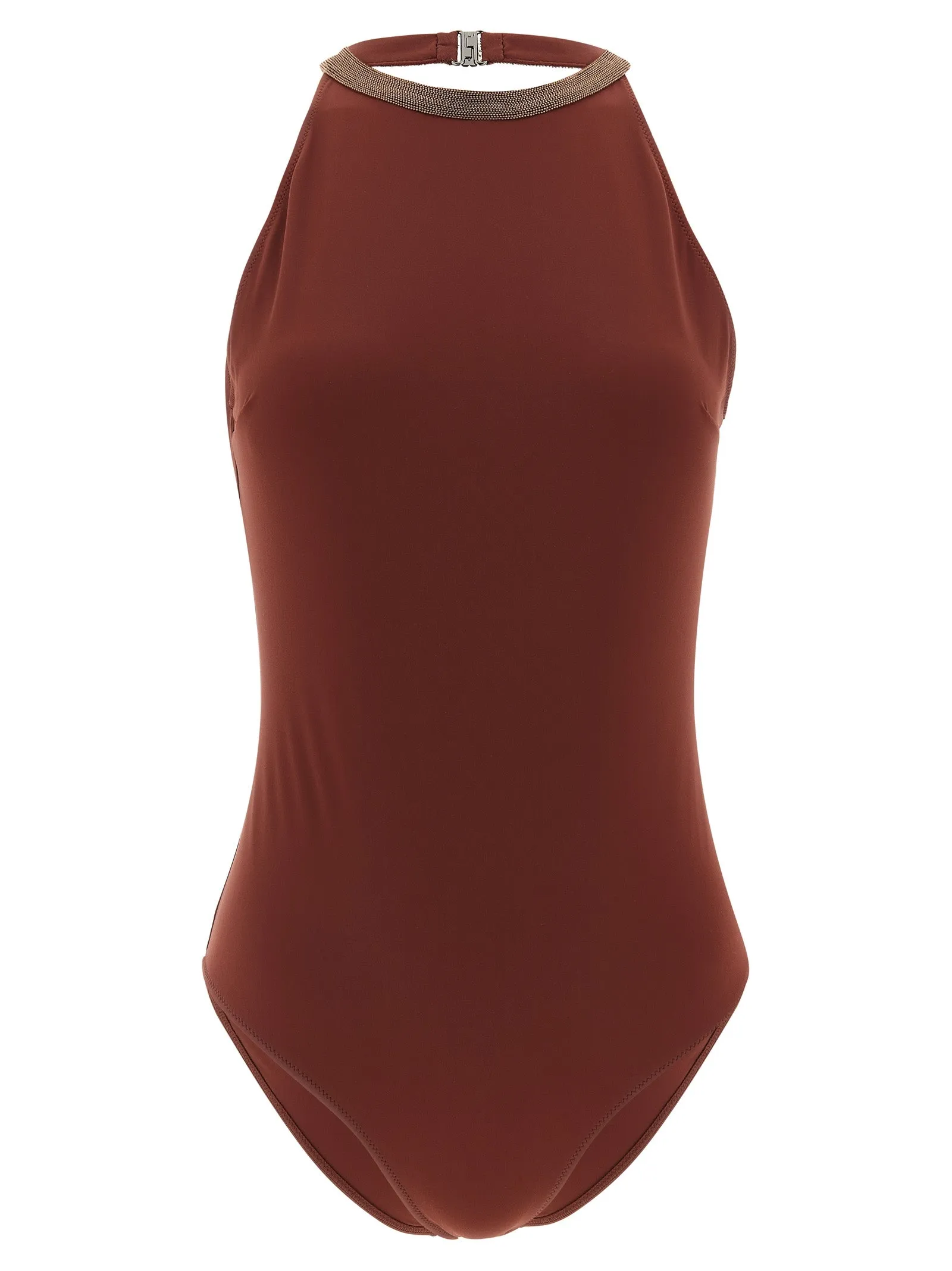 Precious Collar Beachwear Bordeaux sold by Wanan Luxury