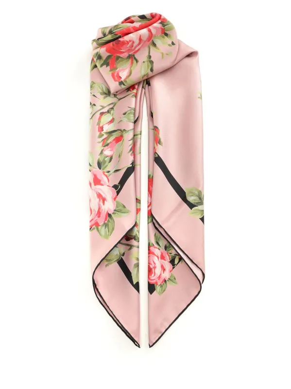 Square Scarf Scarves And Foulards Rose made by Dolce & Gabanna