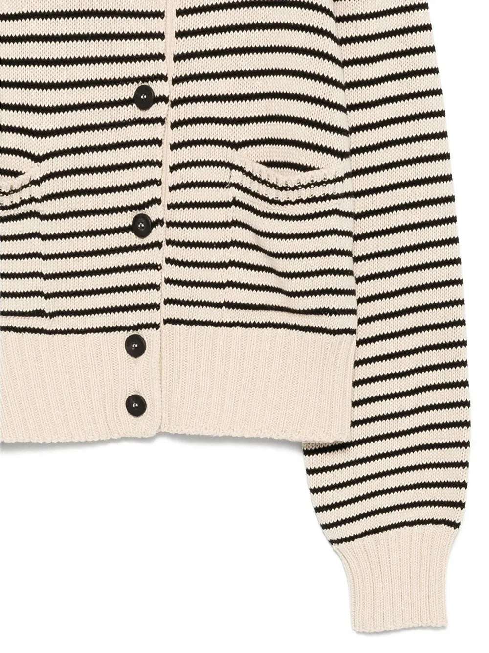 Striped Cotton Cardigan sold by Wanan Luxury product image thumbnail 3
