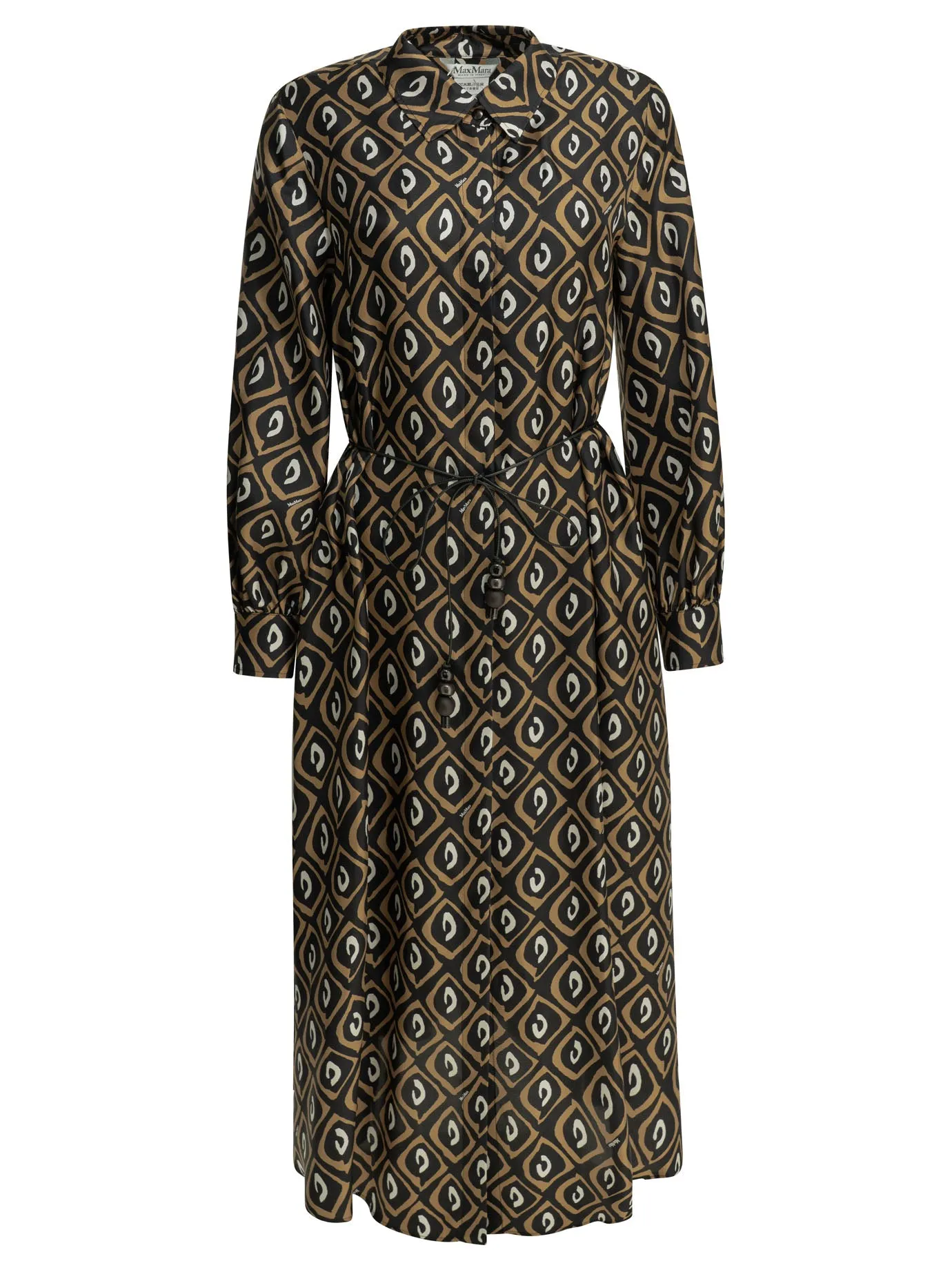 Long Chemise Dress Dresses Black sold by Wanan Luxury