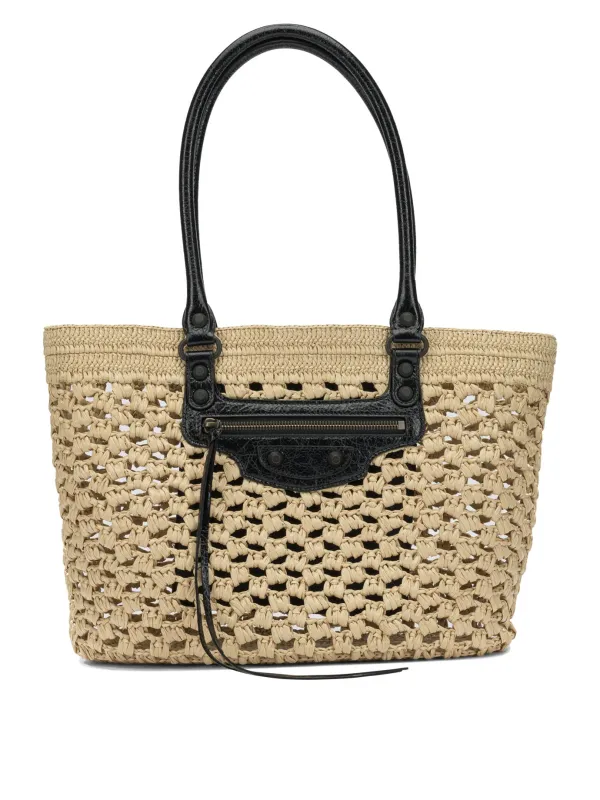 Le City Basket Shoulder Bags Beige made by Balenciaga