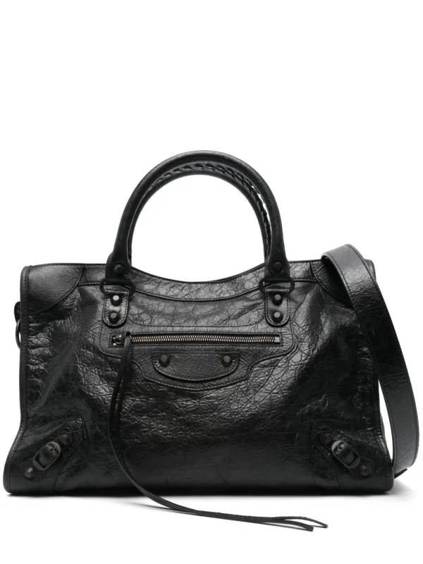 Le City Medium Leather Handbag made by Balenciaga