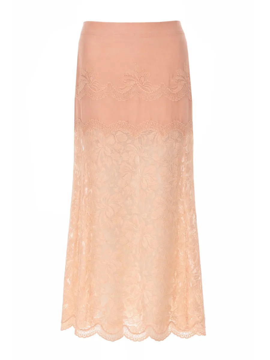 Gonna Midi In Pizzo sold by Wanan Luxury