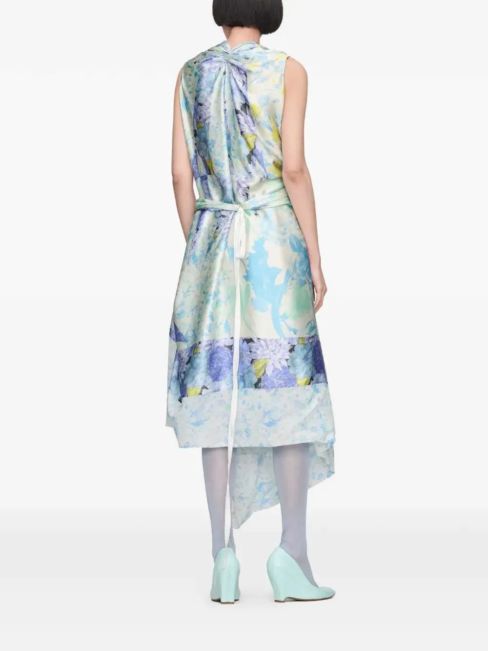 Floral Midi Dress sold by Wanan Luxury product image thumbnail 4