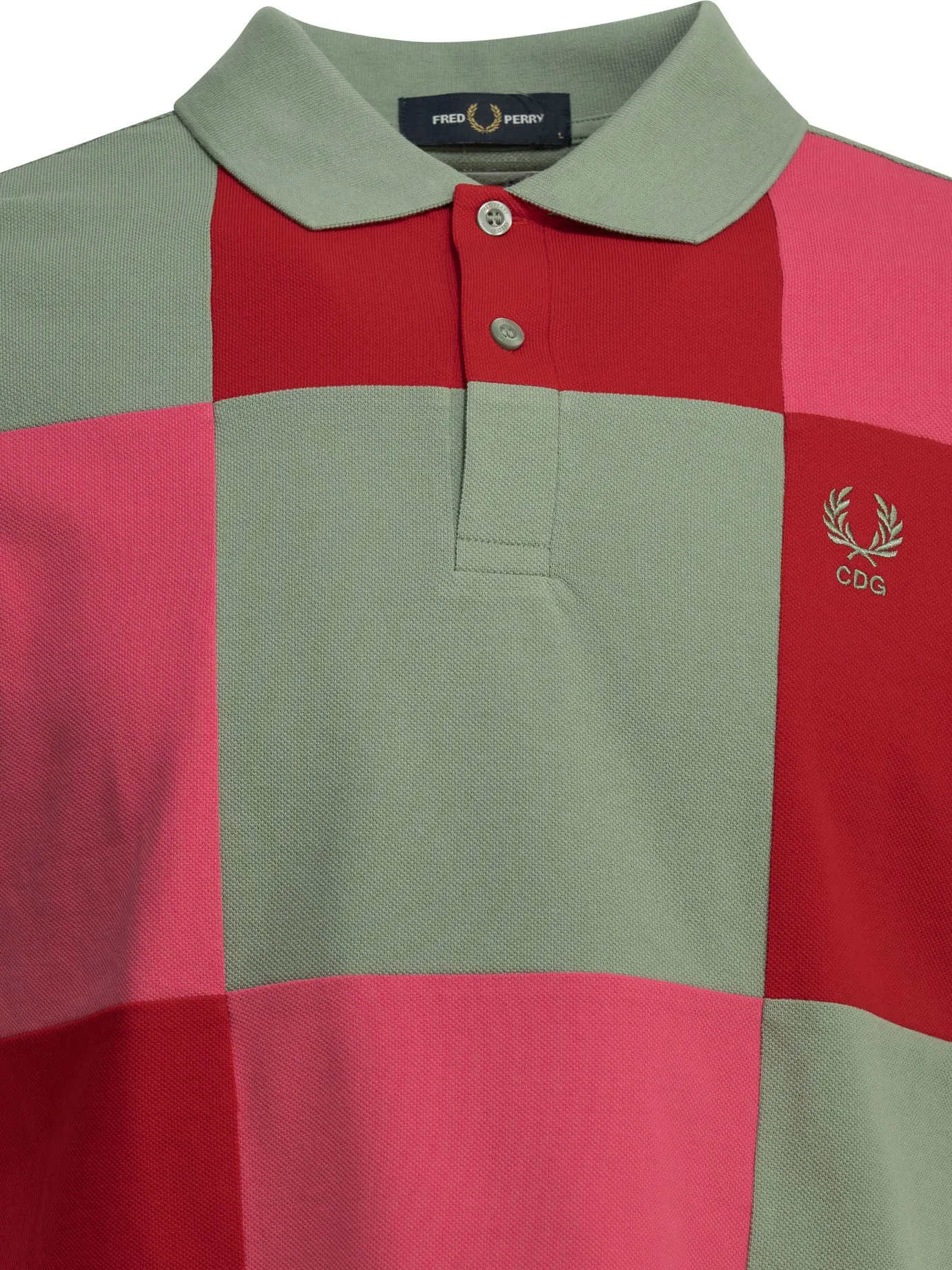 Comme Des GarçOns Shirt X Fred Perry Button-Down Polo Shirt Polo Shirts Multicolor sold by Wanan Luxury product image thumbnail 3