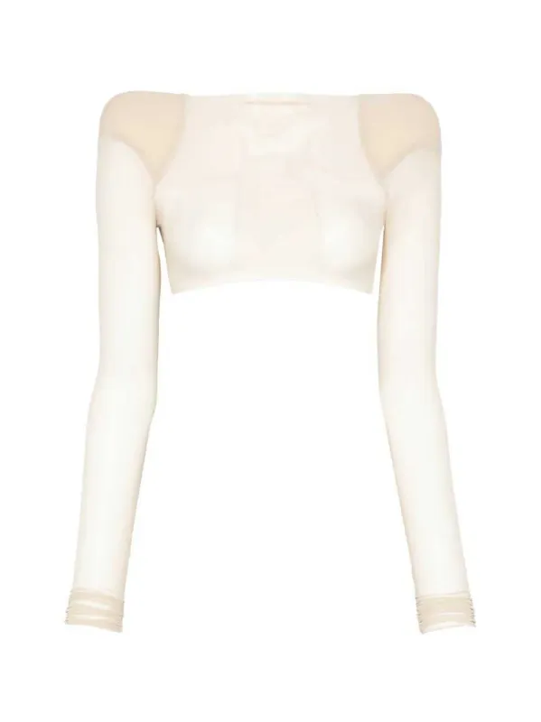 Sheer T-Shirt With Structured Shoulders made by Rick Owens