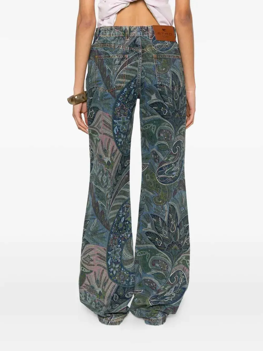 Paisley Print Jeans sold by Wanan Luxury product image thumbnail 4