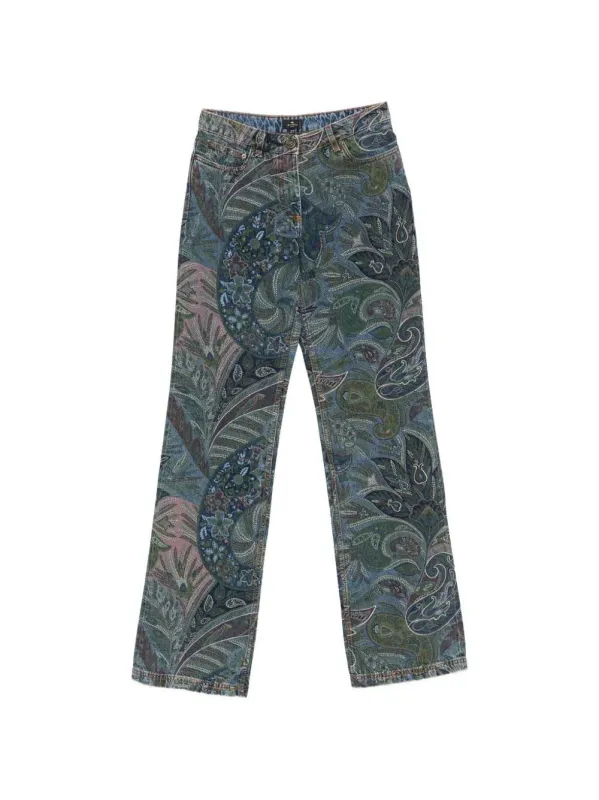 Paisley Print Jeans made by Etro