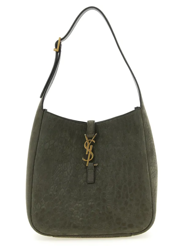 Le 5 À 7 Shoulder Bags Gray made by Yves Saint Laurent