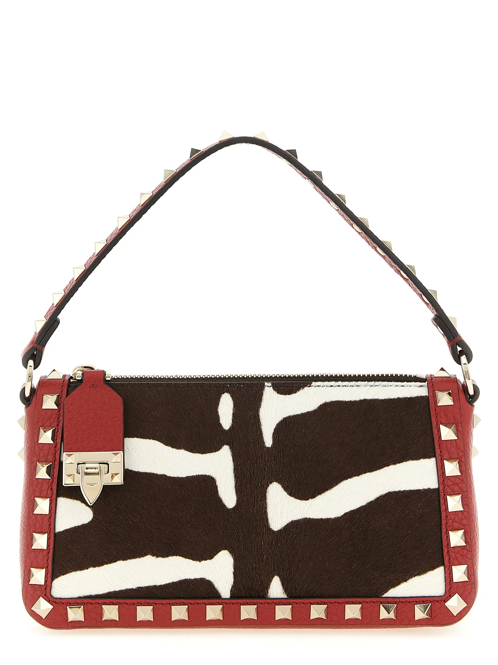 Rockstud Shoulder Bags Red sold by Wanan Luxury