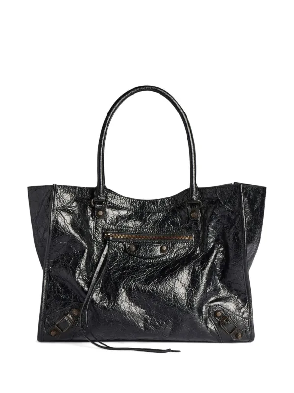 Le City Small Leather Tote Bag made by Balenciaga