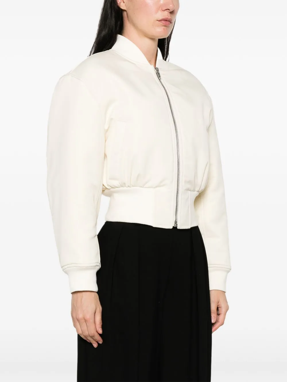 Cropped Bomber Jacket sold by Wanan Luxury product image thumbnail 4