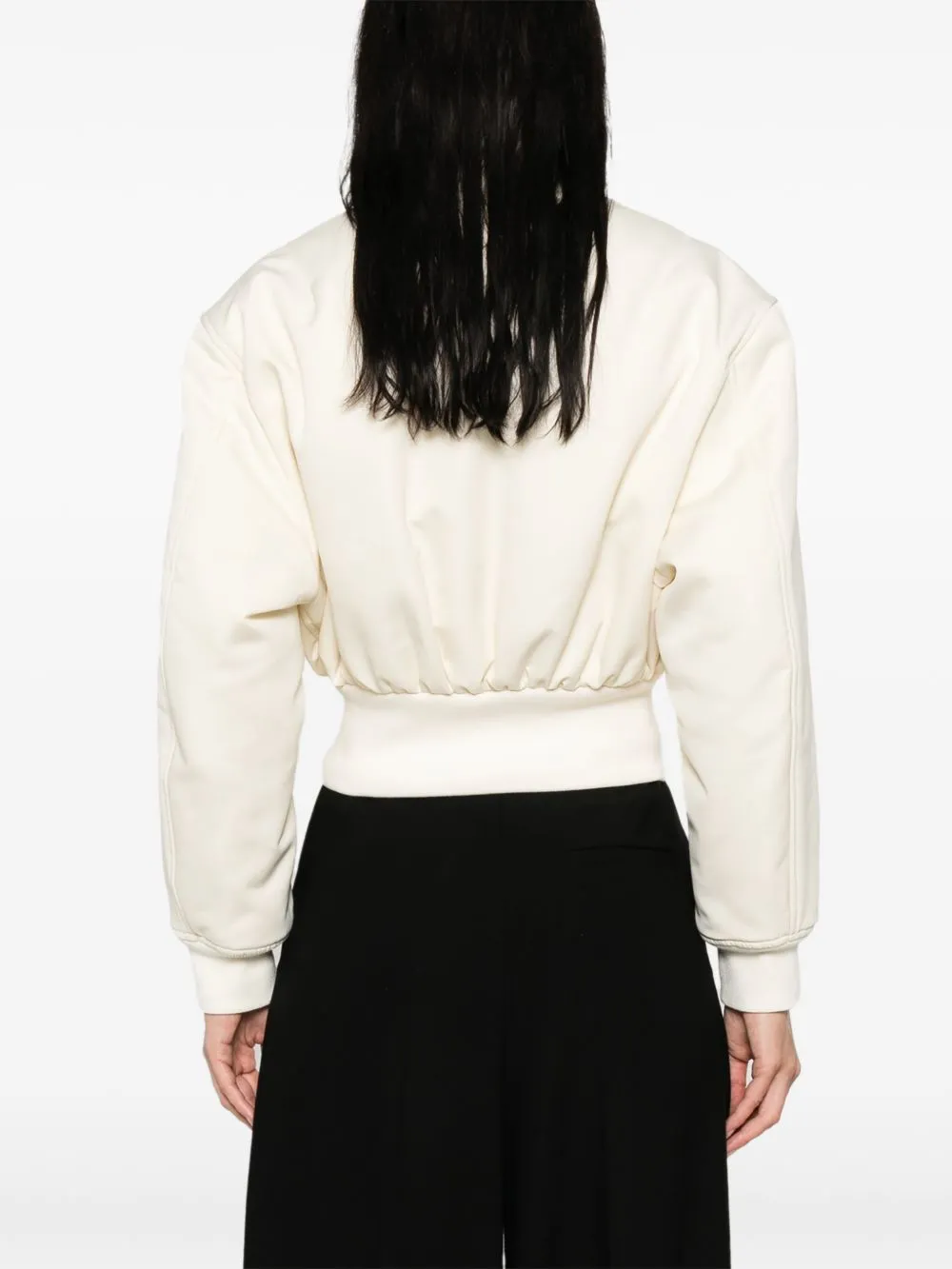 Cropped Bomber Jacket sold by Wanan Luxury product image thumbnail 2