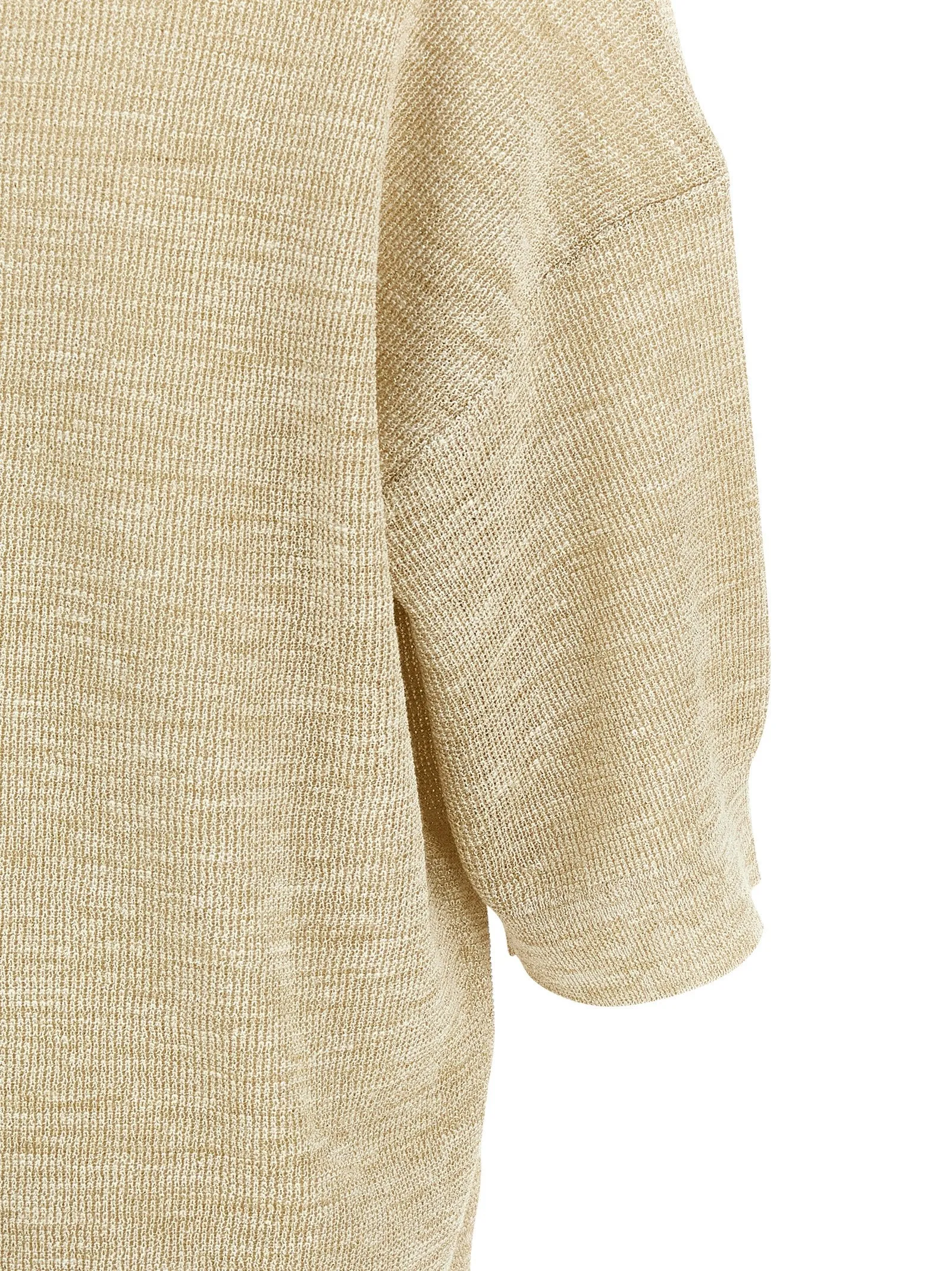 Linen T-Shirt Beige sold by Wanan Luxury product image thumbnail 4