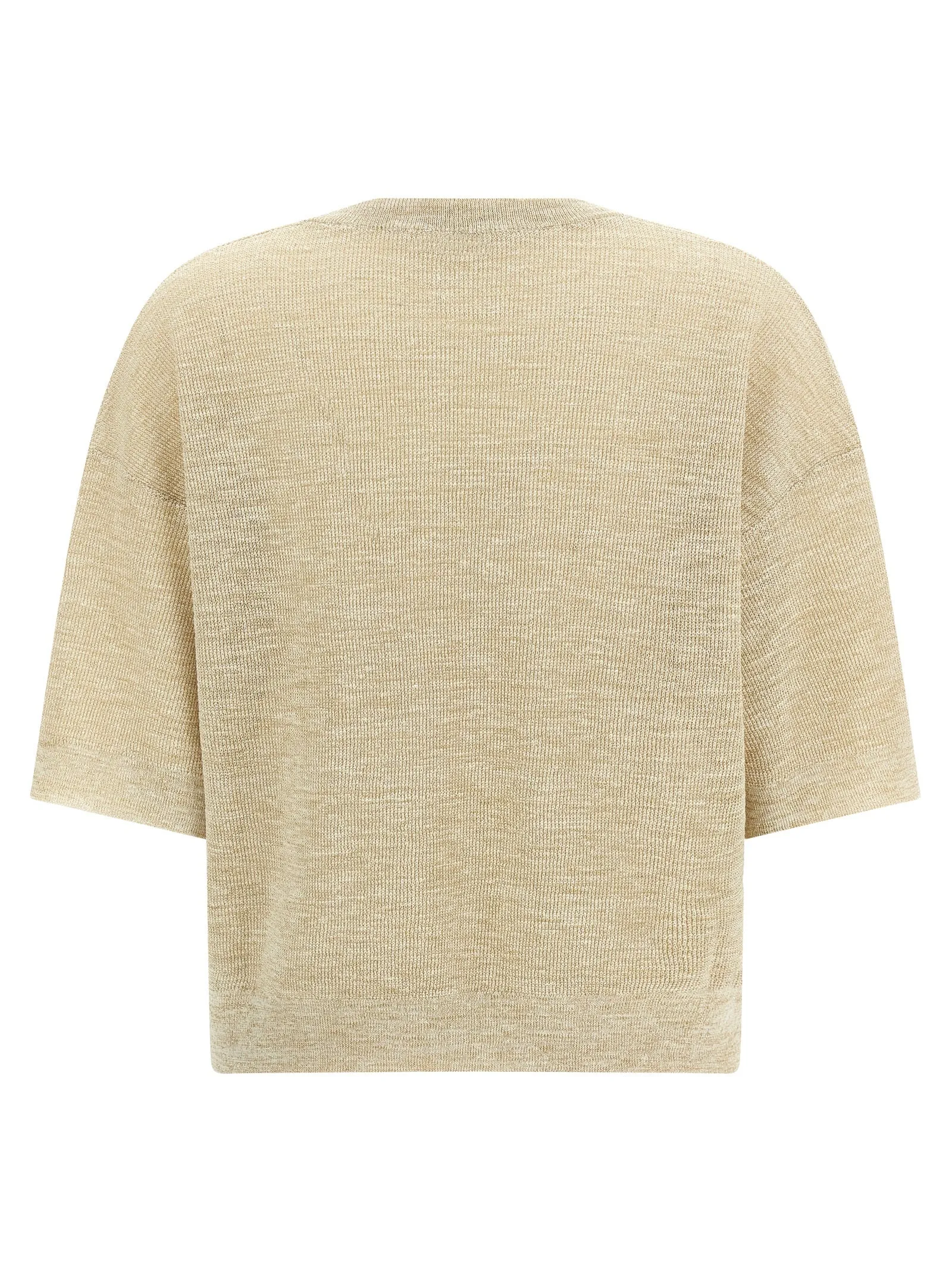 Linen T-Shirt Beige sold by Wanan Luxury product image thumbnail 2