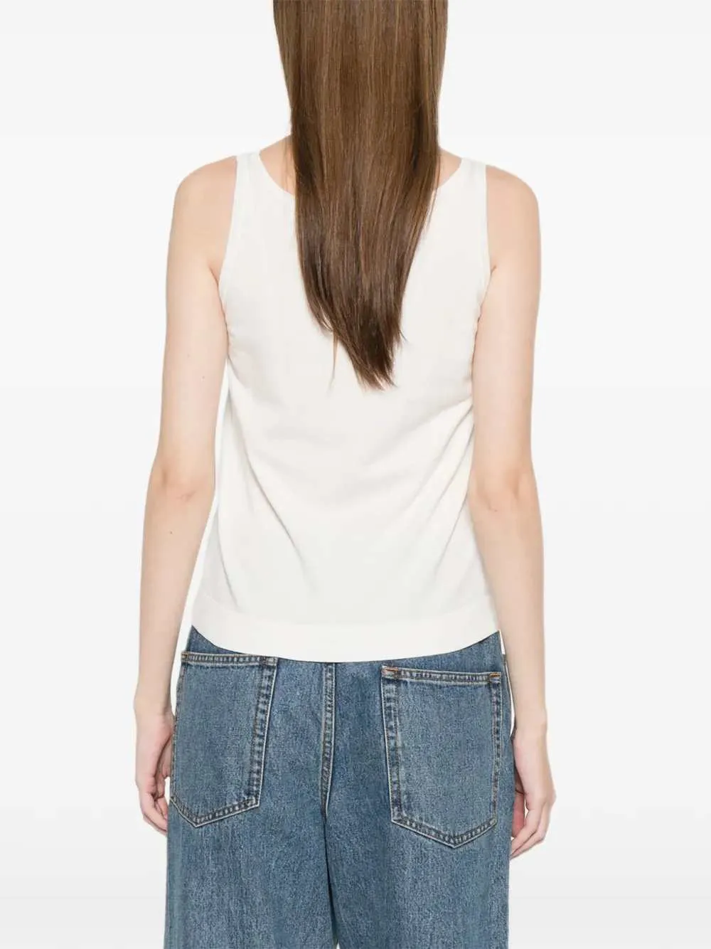 Pumano Tank Top With Wide Neckline sold by Wanan Luxury product image thumbnail 4