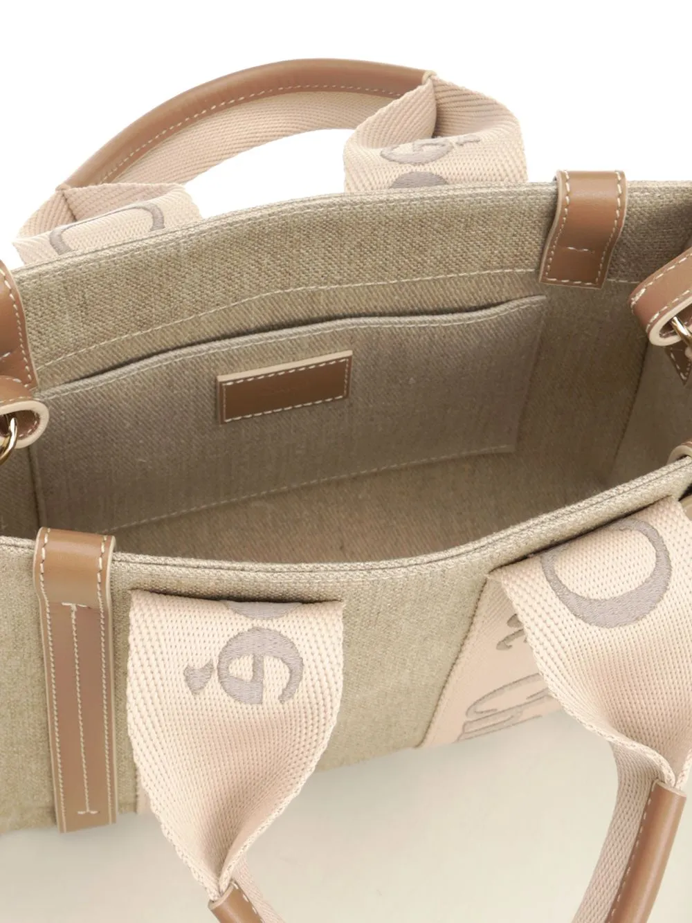 The Small Woody Tote Bag Handbags Beige sold by Wanan Luxury product image thumbnail 4