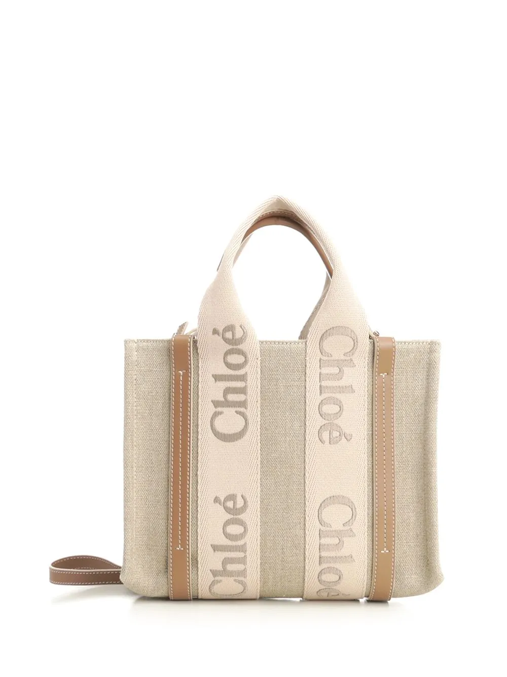 The Small Woody Tote Bag Handbags Beige sold by Wanan Luxury