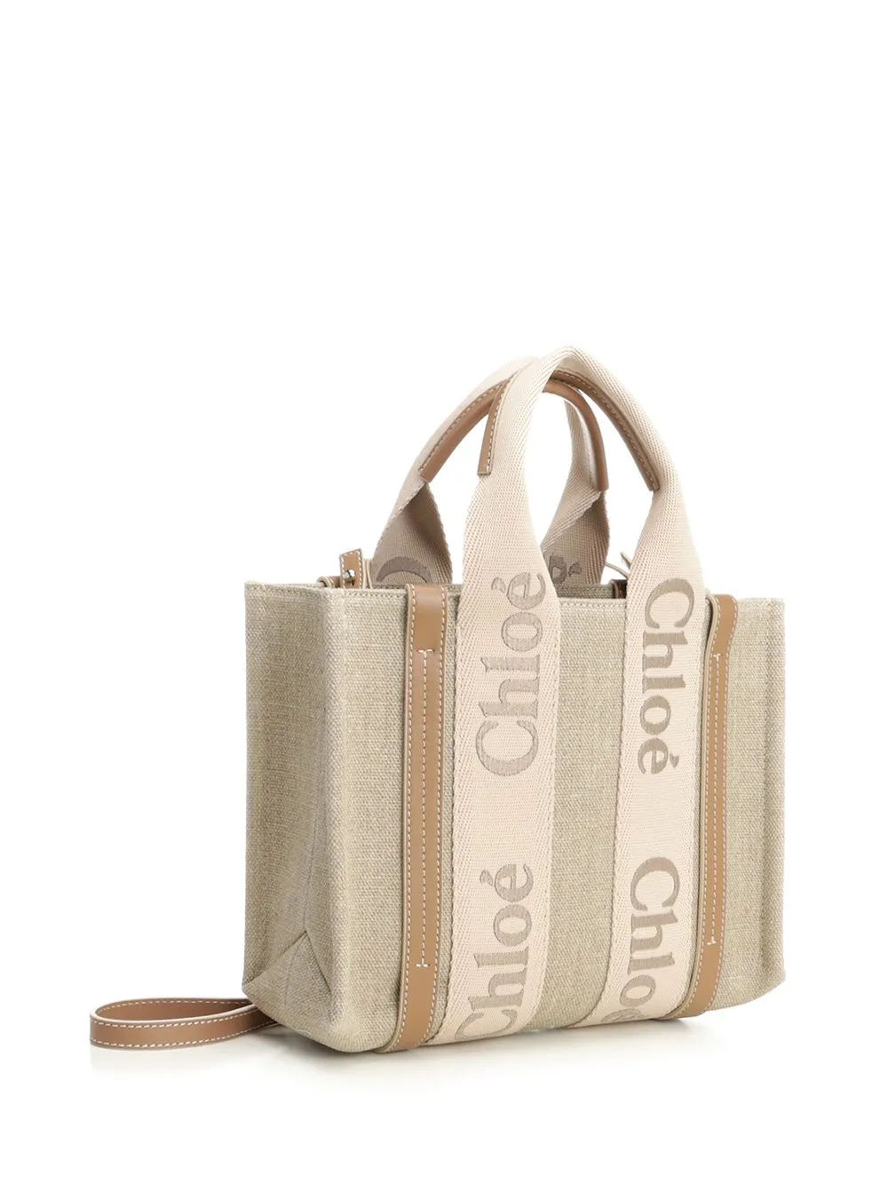 The Small Woody Tote Bag Handbags Beige sold by Wanan Luxury product image thumbnail 2