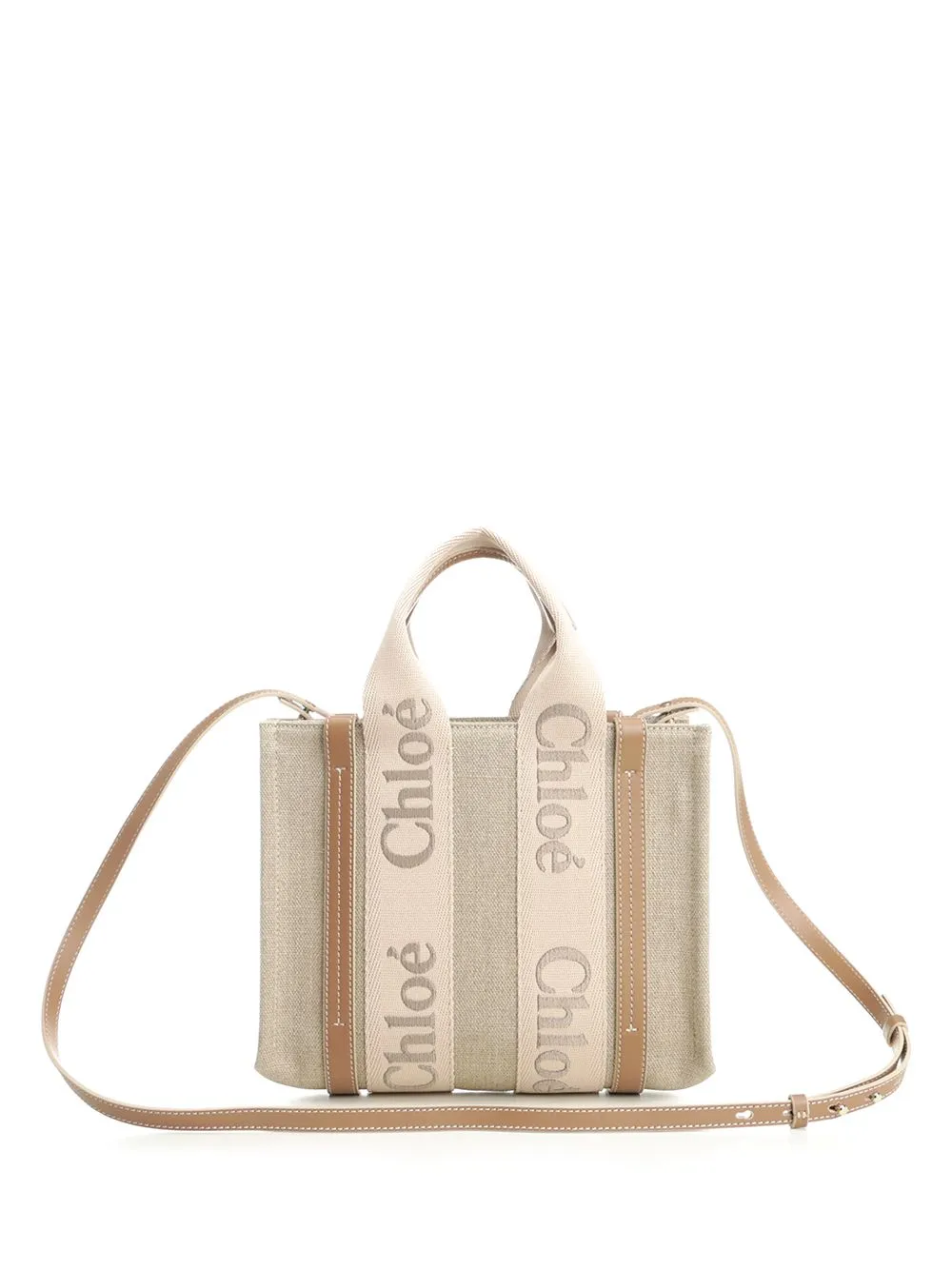 The Small Woody Tote Bag Handbags Beige sold by Wanan Luxury product image thumbnail 3