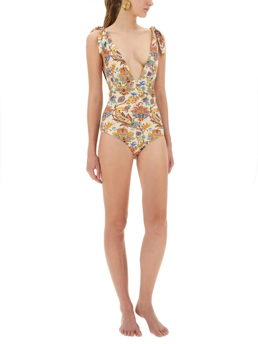 Printed One-Piece Swimsuit sold by Wanan Luxury product image thumbnail 2