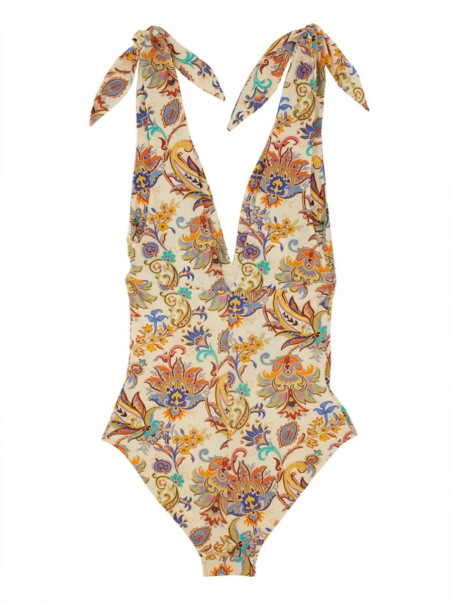 Printed One-Piece Swimsuit sold by Wanan Luxury product image thumbnail 3