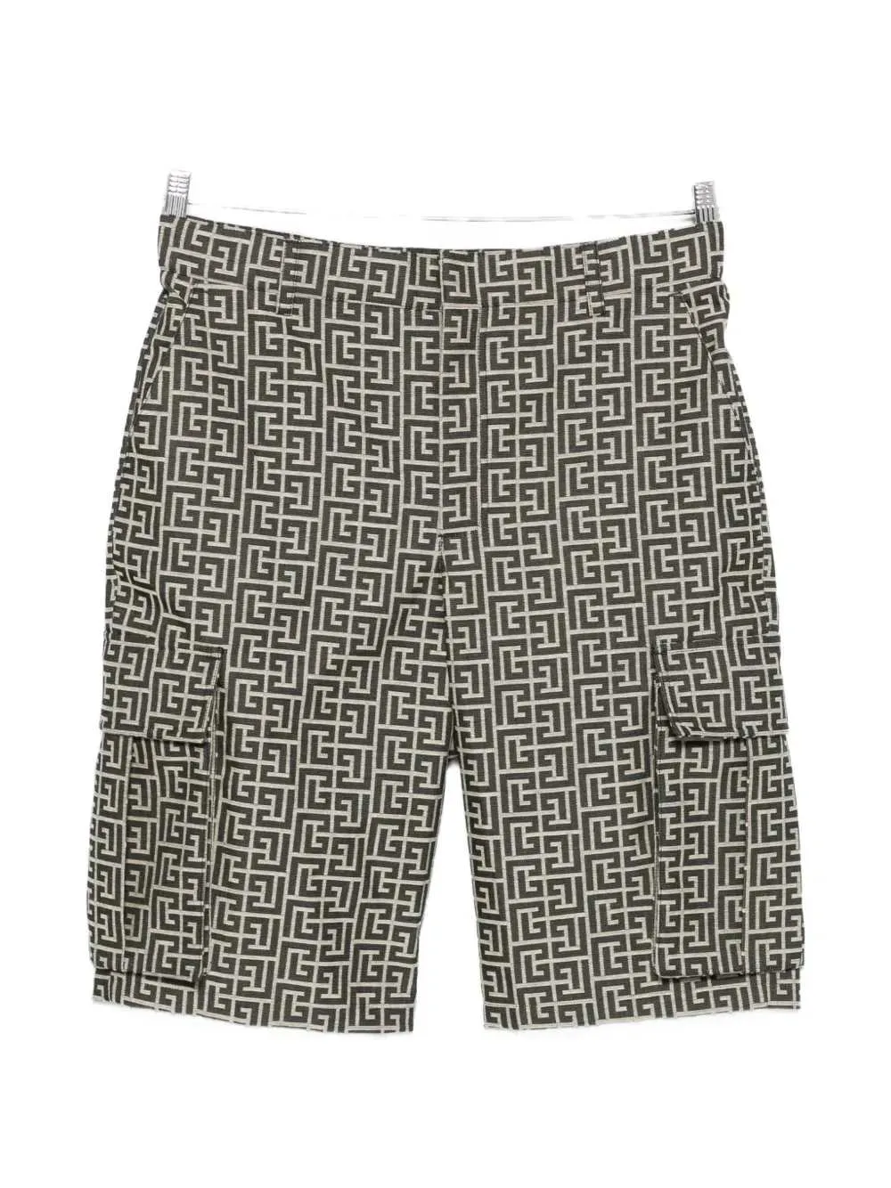 Monogrammed Cargo Shorts sold by Wanan Luxury