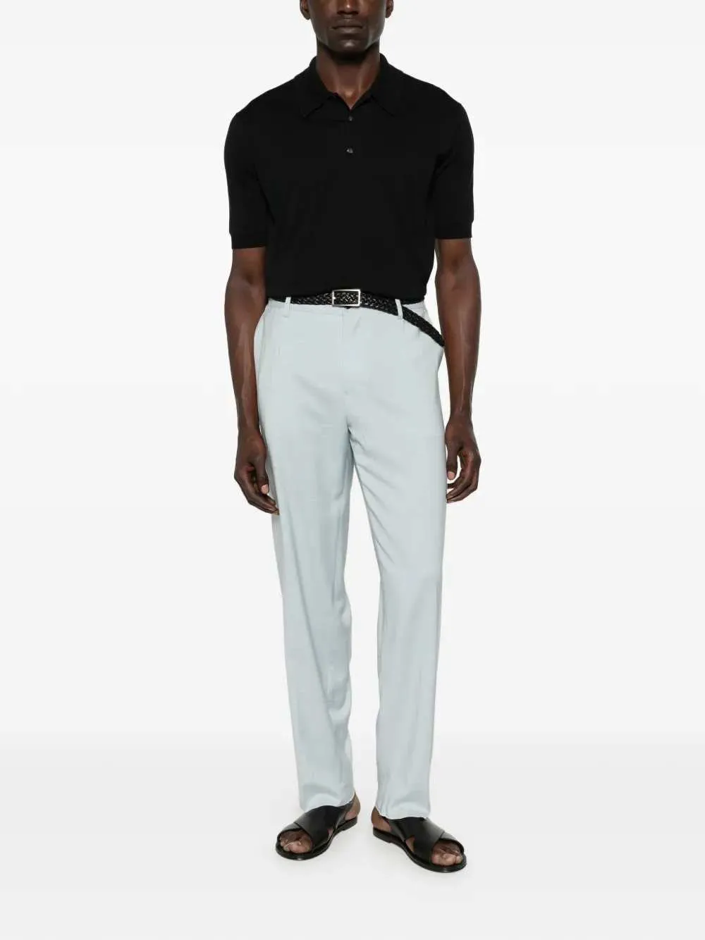 Shantung Viscose Trousers sold by Wanan Luxury product image thumbnail 2