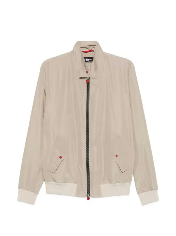 Zip-Up Bomber Jacket made by Kiton