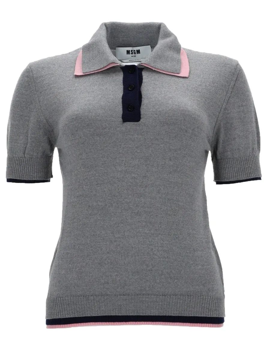 Polo In Lana Con Doppio Bordo sold by Wanan Luxury