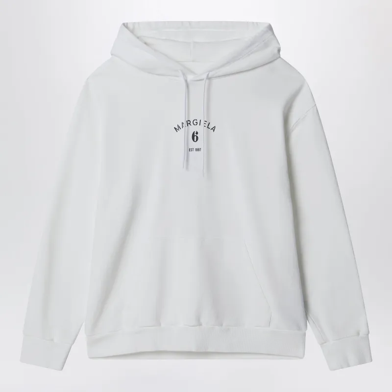 White Cotton Hoodie made by Maison Margiela