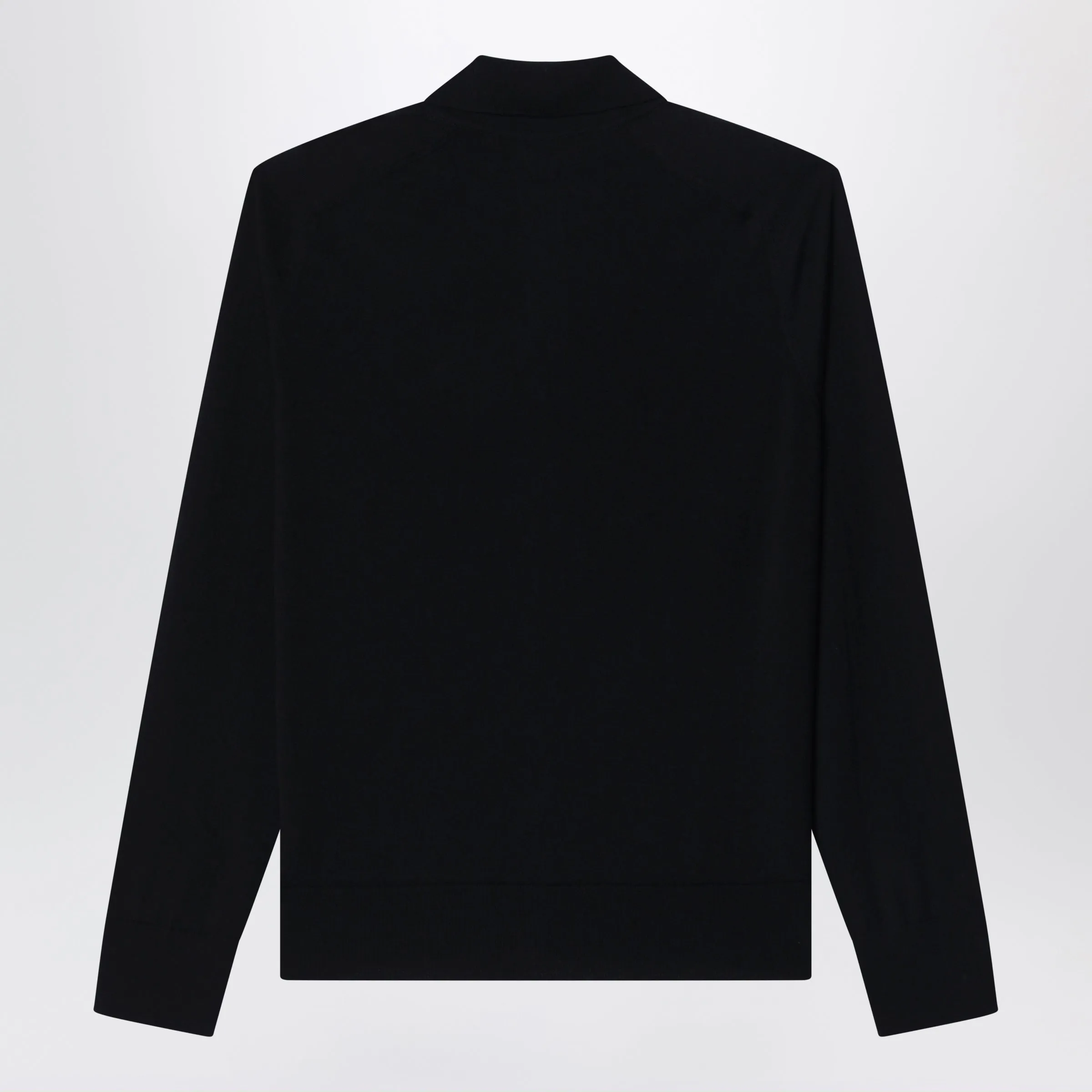 Black Wool Cardigan sold by Wanan Luxury product image thumbnail 2