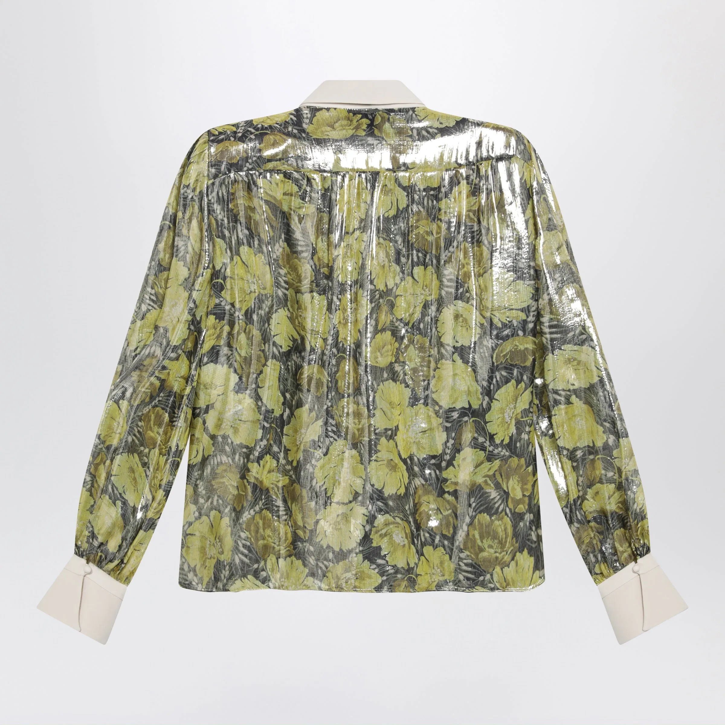 Shirt In Lurex With Après L’hiver Poppies Print sold by Wanan Luxury product image thumbnail 2