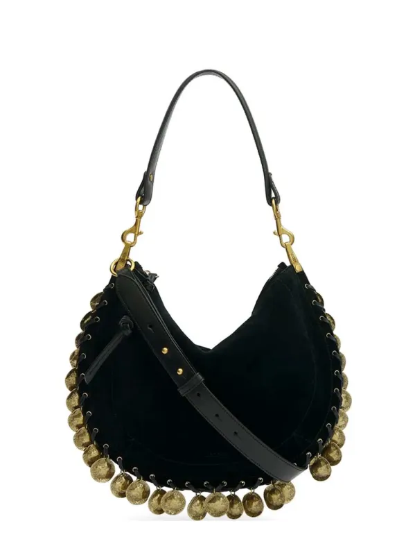 Oskan Soft Shoulder Bag With Medallions made by Isabel Marant