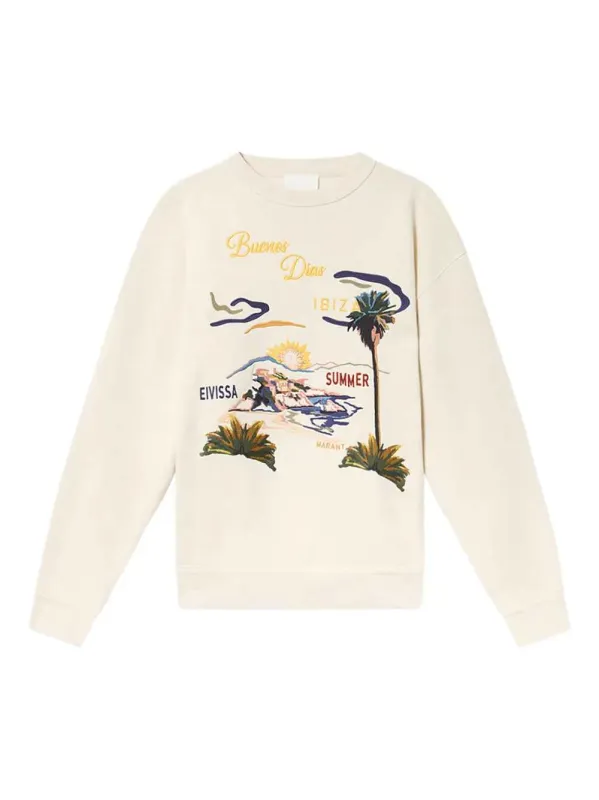 Mikoy Sweatshirt With Embroidery made by Isabel Marant