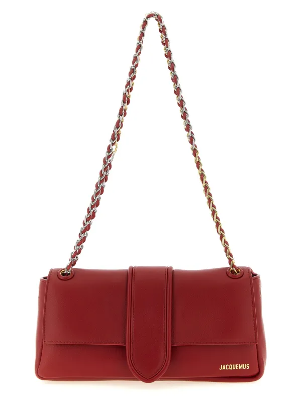 Le Bambino ChaîNe Shoulder Bags Red made by Jacquemus