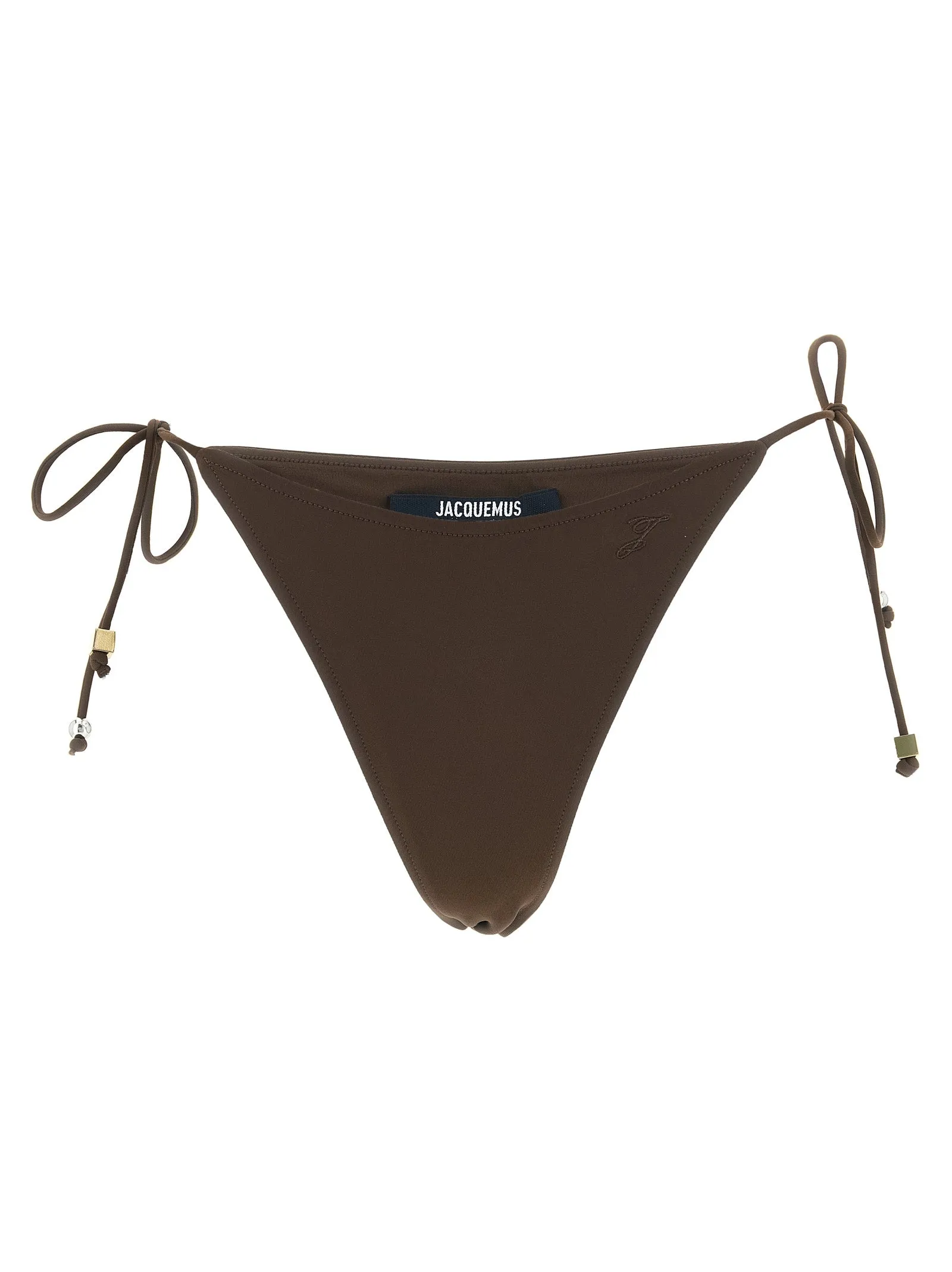 Le Bas De Plage Triangle Beachwear Brown sold by Wanan Luxury