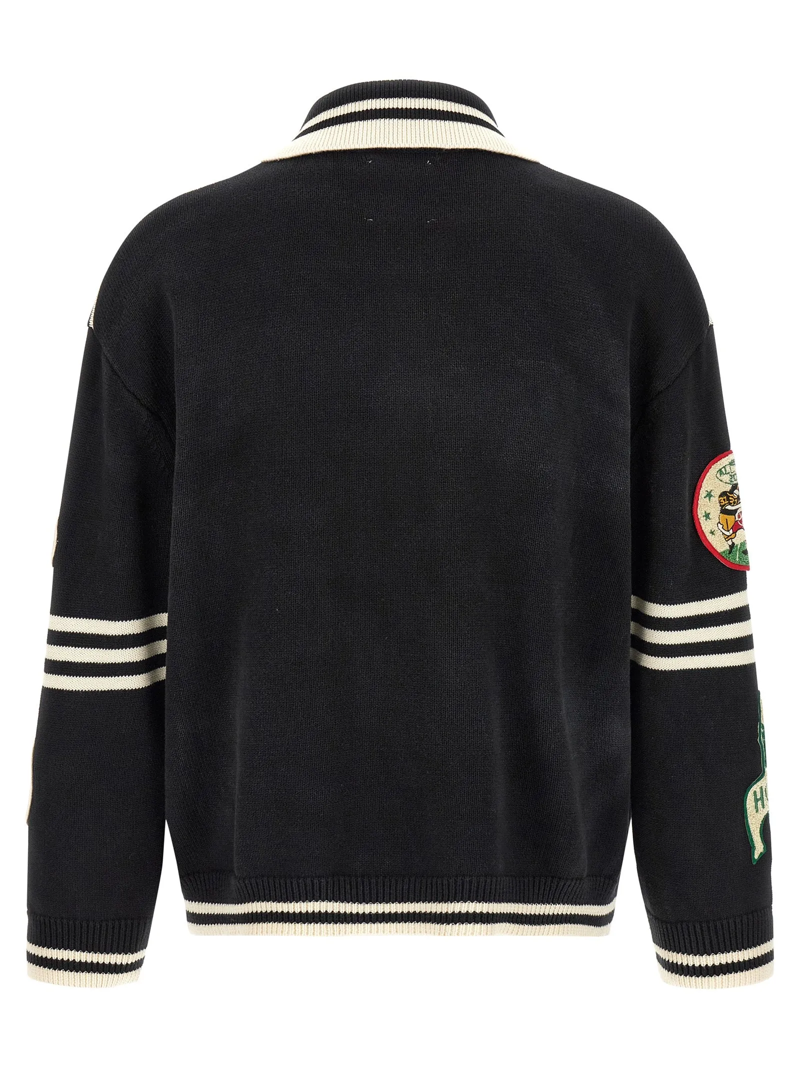 Fin Varsity Sweaters And Cardigans Black sold by Wanan Luxury product image thumbnail 2
