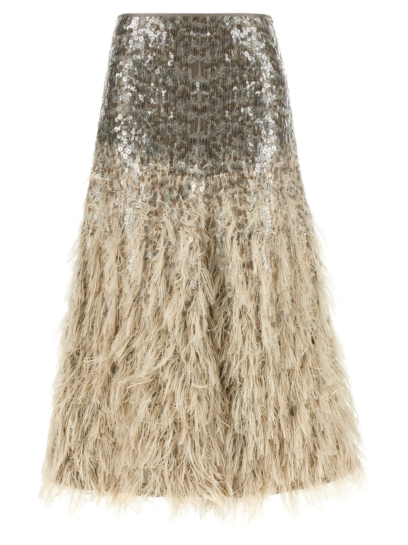 Dazzling DéGradé Skirts Beige sold by Wanan Luxury